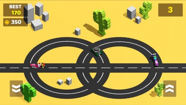 Circle Crash - Blocky Highway Android Game Image 2