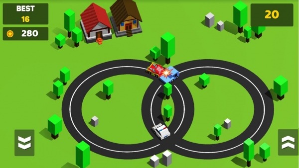 Circle Crash - Blocky Highway Android Game Image 3