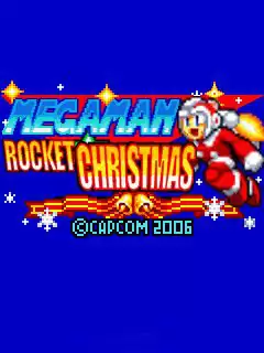 Megaman: Rocket Christmas Java Game Image 1