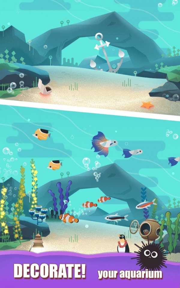 Puzzle Aquarium Android Game Image 1