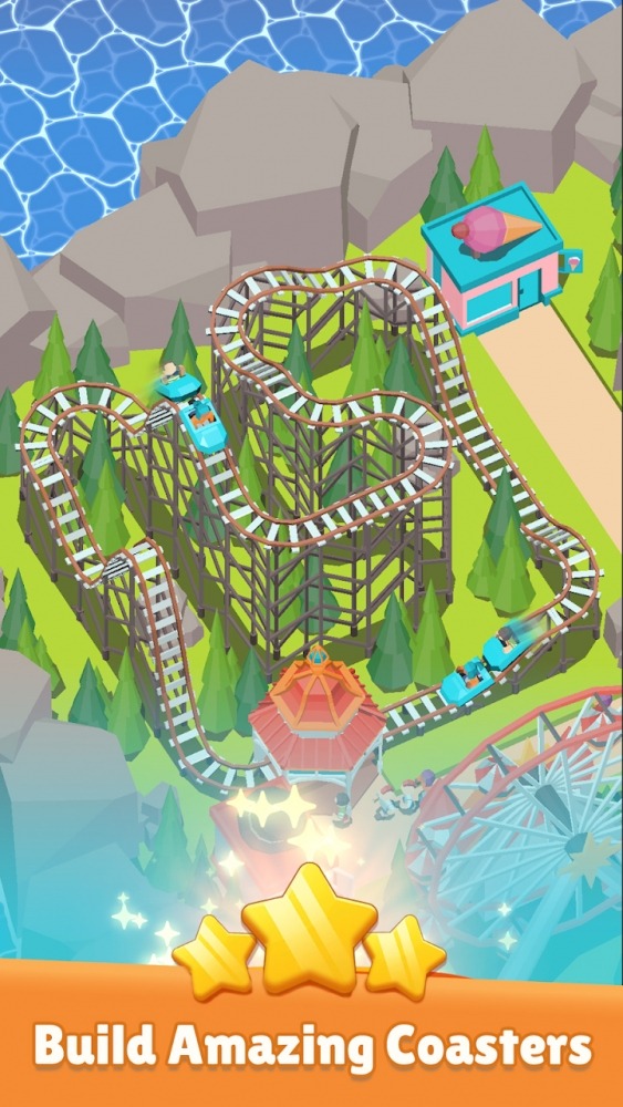 Coaster Builder: Roller Coaster Connect Puzzle Android Game Image 1