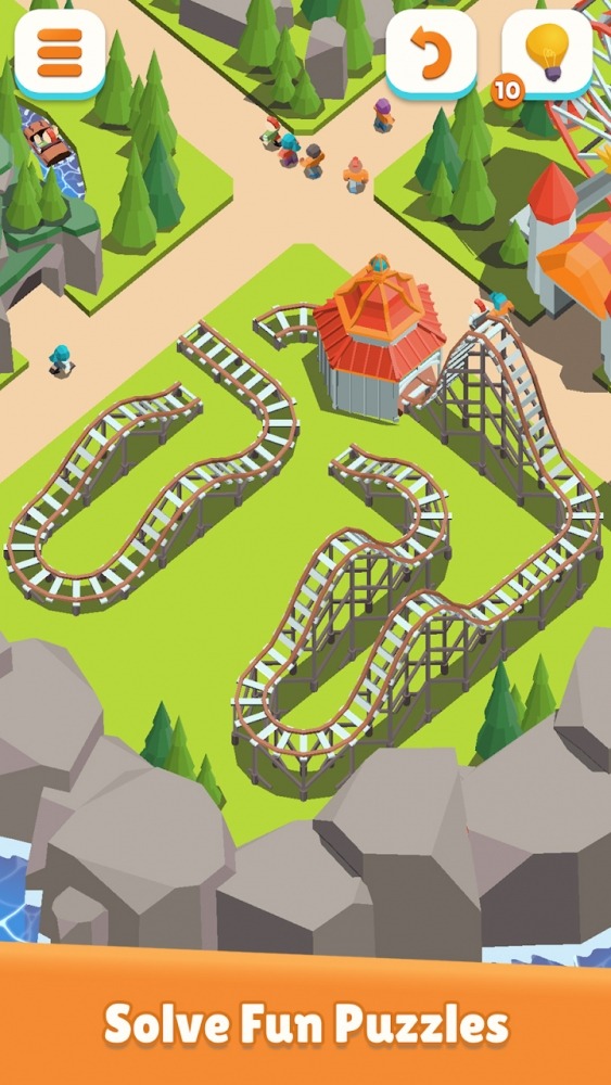 Coaster Builder: Roller Coaster Connect Puzzle Android Game Image 2