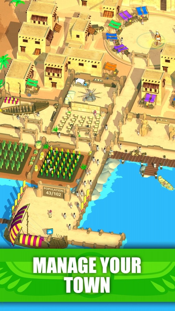 Idle Egypt Tycoon: Empire Game Android Game Image 1