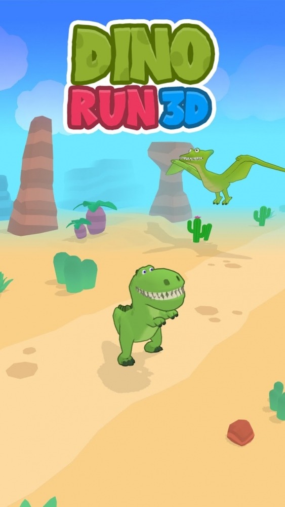 Dino Run 3D Android Game Image 1