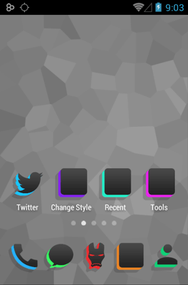 Silhouette Icon Pack Android Theme Image 2