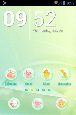 Daisy In Rainbow Icon Pack Android Theme Image 1