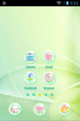 Daisy In Rainbow Icon Pack Android Theme Image 2