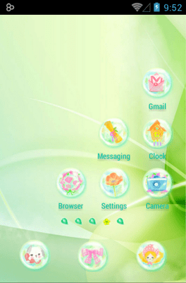 Daisy In Rainbow Icon Pack Android Theme Image 3