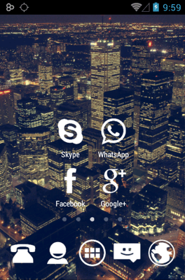 Stamped White Icon Pack Android Theme Image 2