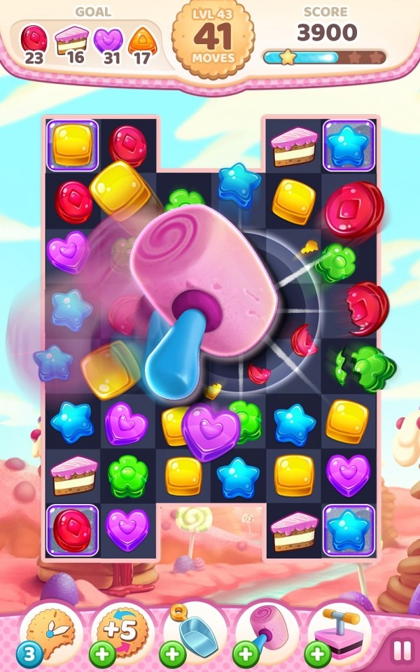 Cookie Rush Match 3 Android Game Image 2
