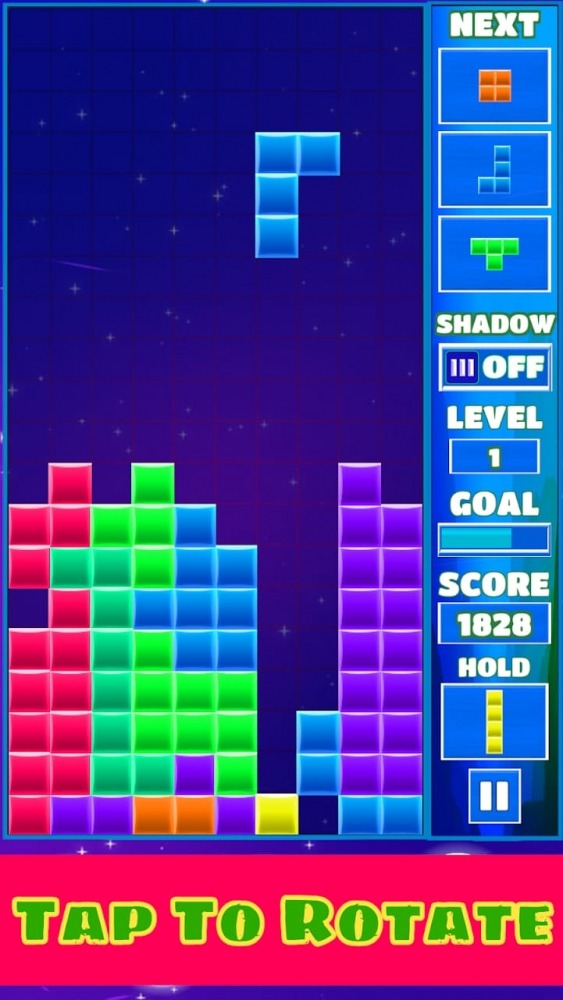 Tetra Block Blitz Puzzle Android Game Image 1