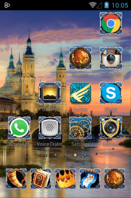 Blue Dragon Icon Pack Android Theme Image 3