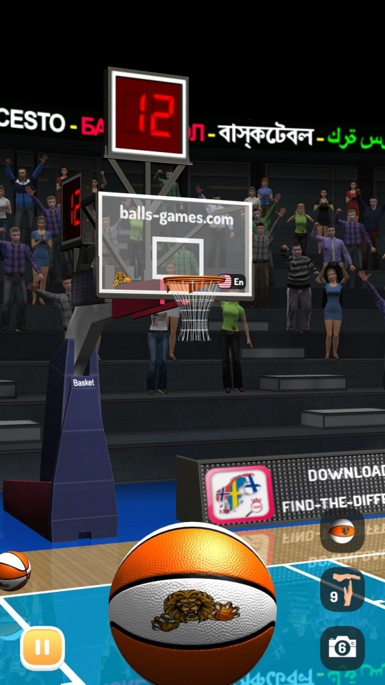 Basketball 3D Shooting Contest, Real Free Shootout Android Game Image 1