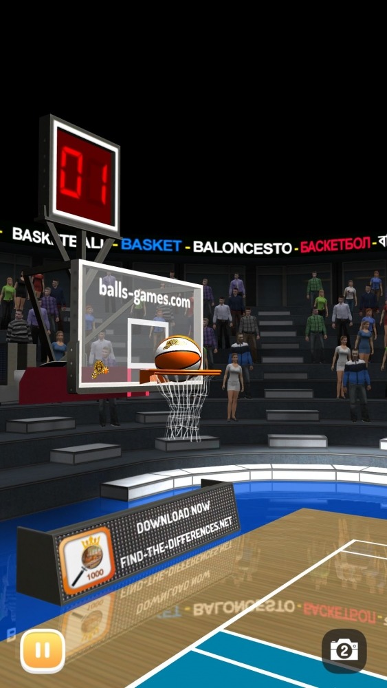 Basketball 3D Shooting Contest, Real Free Shootout Android Game Image 3