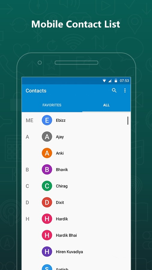 Export Contacts For WhatsApp Android Application Image 4