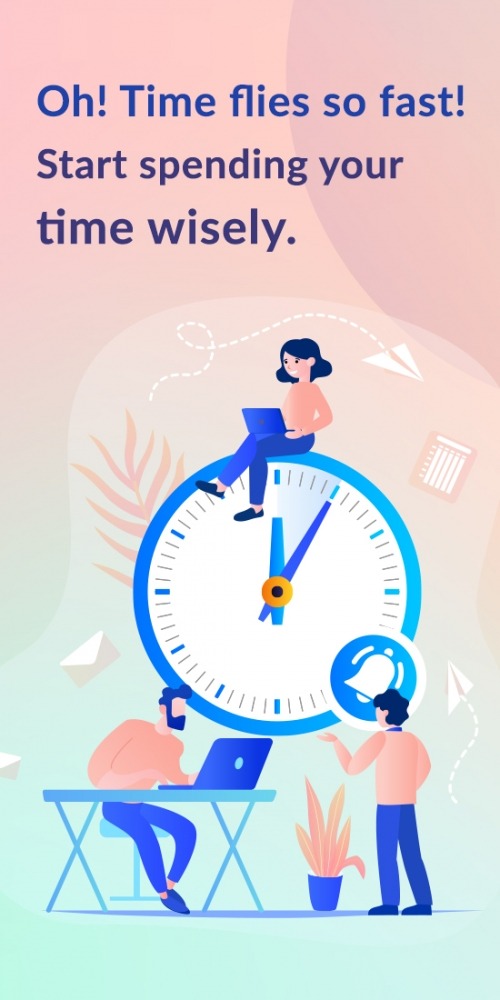 Hourly Chime: Time Manager &amp; Hours Timer Clock Android Application Image 1