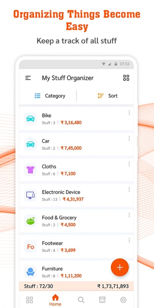 My Stuff Organizer: For Home Inventory Management Android Application Image 1