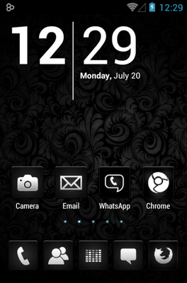 Black Icon Pack Android Theme Image 1
