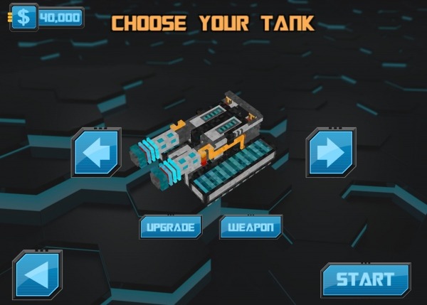 Power Tanks 3D - Cyberpunk Shooter War Game Android Game Image 1
