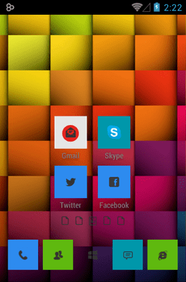 Windows 8 Icon Pack Android Theme Image 2