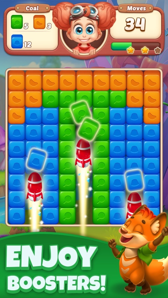 Cube Blast - Jungle &amp; Puzzle Android Game Image 2