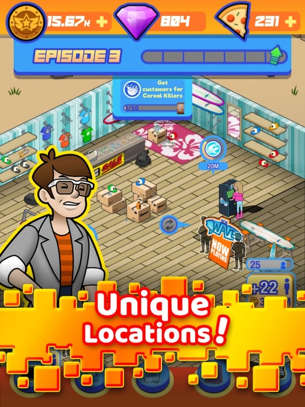 My Arcade Empire - Idle Tycoon Android Game Image 5