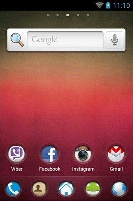 Pink Texture Go Launcher Android Theme Image 2