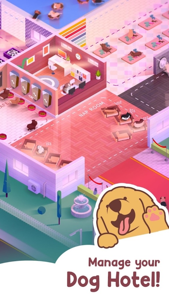 Dog Hotel Tycoon Android Game Image 1