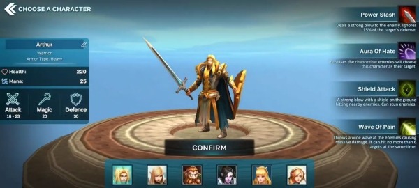 Fantasy Heroes: Legendary Raid RPG Action Offline Android Game Image 1