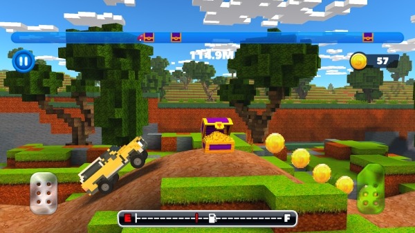 Blocky Rider: Roads Racing Android Game Image 1