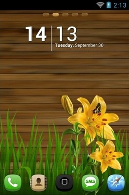 Nature Go Launcher Android Theme Image 1