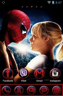Spiderman Go Launcher Android Theme Image 2