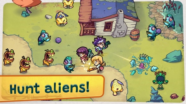 Alien Food Invasion Android Game Image 1