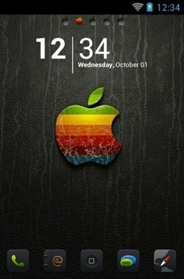 iPhone Go Launcher Android Theme Image 1