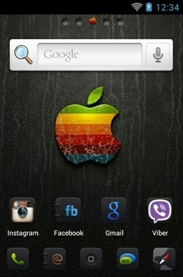 iPhone Go Launcher Android Theme Image 2