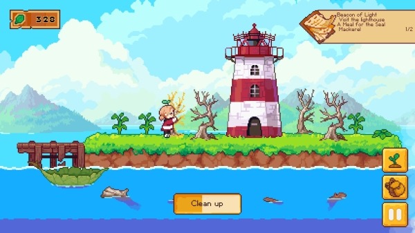 Luna&#039;s Fishing Garden Android Game Image 1