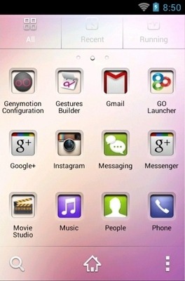 VSimple HD Go Launcher Android Theme Image 3