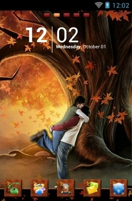 Romance Go Launcher Android Theme Image 1