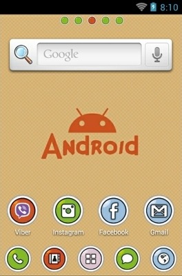 Android Cartoon Go Launcher Android Theme Image 2