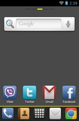 iYellow Go Launcher Android Theme Image 2