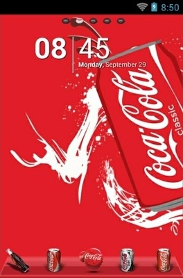 Coke World Go Launcher Android Theme Image 1