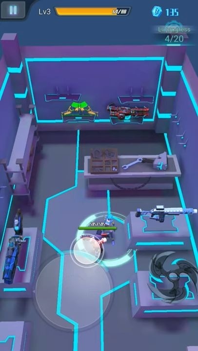 Cyber Gunner : Dead Code Android Game Image 2