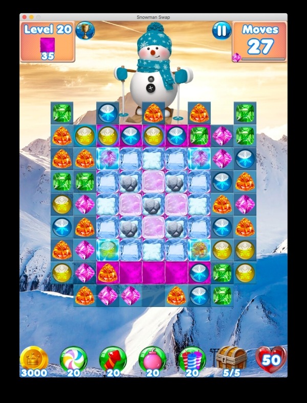 Snowman Swap - Match 3 Games And Christmas Games Android Game Image 2