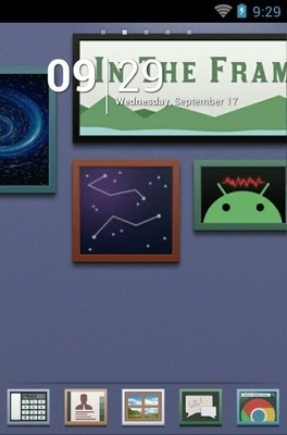 In The Frame Go Launcher Android Theme Image 1