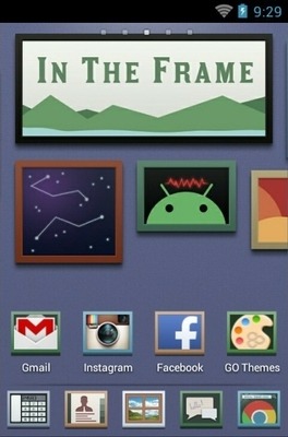 In The Frame Go Launcher Android Theme Image 2