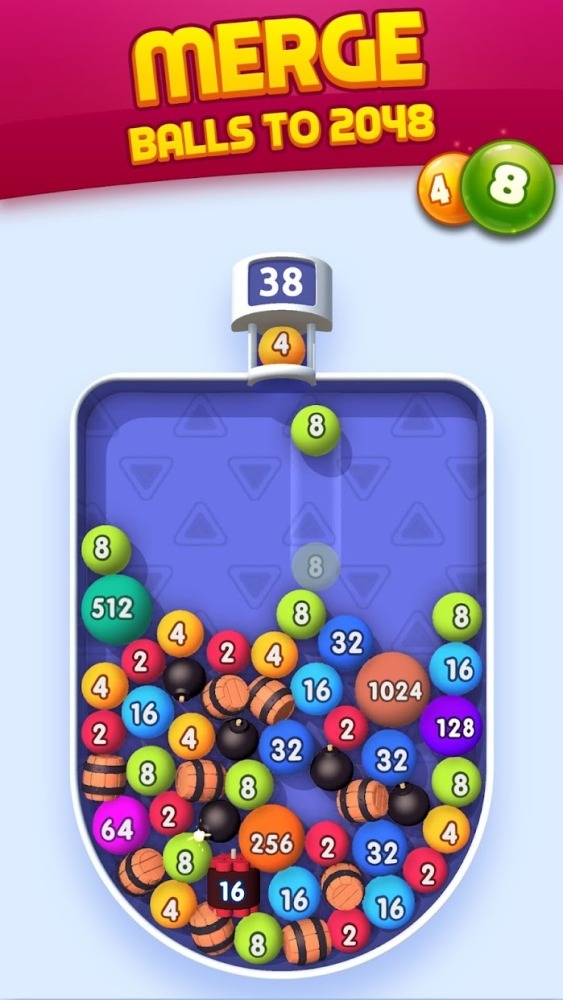 Bubble Buster 2048 Android Game Image 2