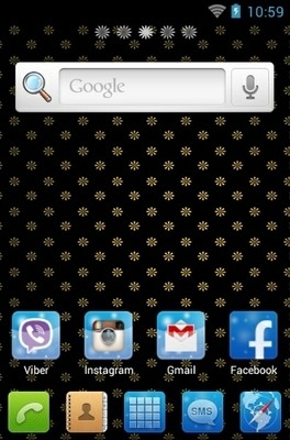 Shining Stars Go Launcher Android Theme Image 2