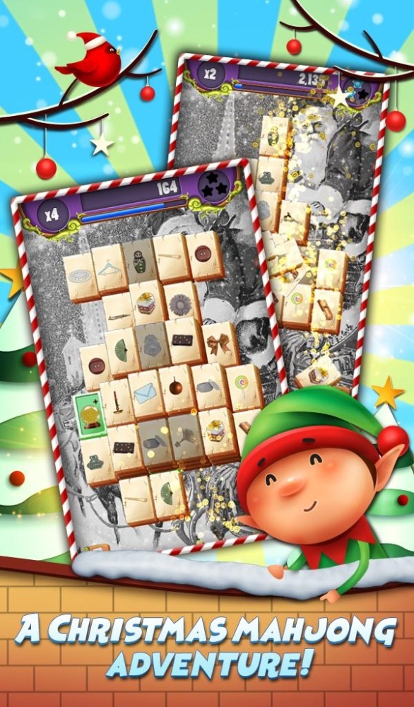 Xmas Mahjong: Christmas Magic Android Game Image 1