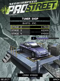 Need For Speed: ProStreet 2D Java Game Image 2