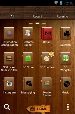 Bookshelf Go Launcher Android Theme Image 3